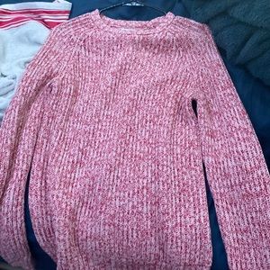 One navy pink crew neck